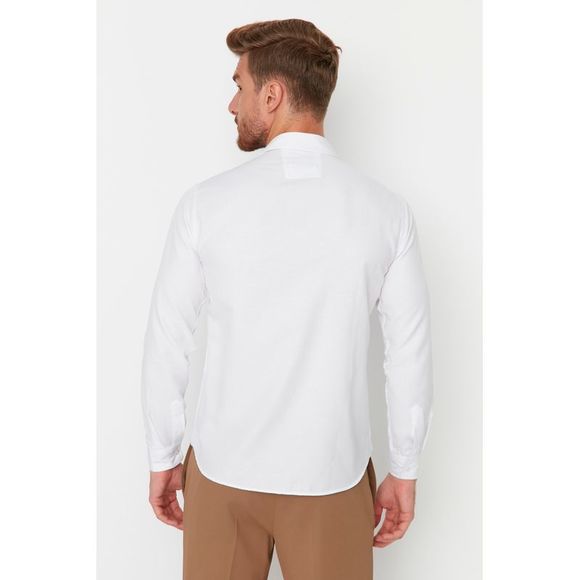 NWT Trendyol Men Slim fit Shirt collar Woven Shirt - Picture 5 of 8